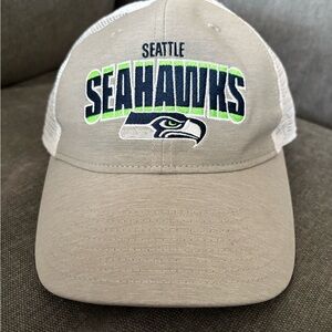 NFL Seattle Seahawks Grey Trucker Hat Adjustable - One Size Fits All